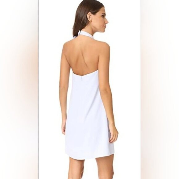 NWOT Club Monaco Bowee  Halter Neck Dress Keyhole Bow Black  LBD Size 12 - Picture 3 of 4